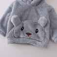 thumbnail image 6 of Jamsmile Toddler Boys Outfits Sets Winter Fuzzy Cozy Bear Long Sleeve With Pockets Lined Loungewear Two Piece Homewear, 6 of 9
