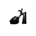 thumbnail image 3 of Sandalia de Tacón Alto 14 cm para Mujer Antonio Cavala 2907 Negro o Dorado Plataforma 4 cm negro 22.5, 3 of 5