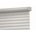 thumbnail image 3 of 1" Cordless Vinyl Light Filtering Blinds, 1-Piece, White, 30" W X 64" L, 3 of 5