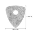 thumbnail image 2 of OUNONA 10Ud Plectros De Lana Para Guitarra Con Buen Agarre Color Gris Duradero, 2 of 6