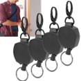 thumbnail image 2 of Fosa Stretchable Keychain,4pcs Hiking Camping Anti‑Lost Retractable Key Ring Anti‑Theft Safety Stretchable Keychain,8209, 2 of 8