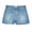 Medium Wash Blue, variant on Jessica Simpson Stretch Denim Shorts for Girls, Washed Vintage Style Jean Shorts