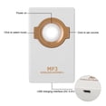 thumbnail image 4 of Garosa Ensemble de Sonnette Sans Fil MP3 Bouton Télécommande Auto-Alimenté + Récepteur Prise US 100-240V, Sonnette Sans Fil, Ensemble de Sonnette Sans Fil, 4 of 7