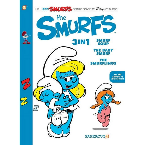 Smurfs Graphic Novels The Smurfs 3-In-1 Vol. 5, Book 5, (Paperback)