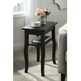 thumbnail image 6 of Kate and Laurel Lillian Modern Narrow Side Table, 18 x 12 x 24, Black, Transitional Side Table for Display, Storage, and Gathering, 6 of 7
