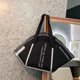 thumbnail image 1 of Canvas Shoulder Bag Canvas Handbag Canvas Shopping Bag Women Handbag Canvas Shoulder Handbag Large Capacity Breathable Lightweight Tote Shopping Bag For Women Black L ANGGREK Negro L, 1 of 6