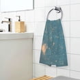 thumbnail image 3 of Yayeee 100% Cotton Hand Towels for Bathroom 16" x 28" Soft Absorbent Kitchen Towel, Star Map, 3 of 7