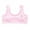 Pink, variant on Girls' Cotton Cami Crop Training Bra, Breathable Little Kids Sport Bralette with No Padding （Pack of 3）