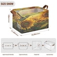 thumbnail image 2 of Ryvnso Hummingbird Sunflowers Storage Bins Large Basket Foldable Cube Toys Organizer with Handles 1 PC, 2 of 7