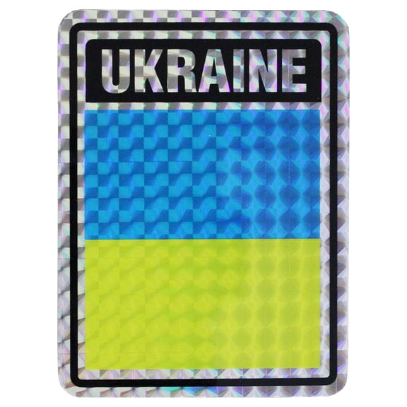 Ukraine Reflective Decal
