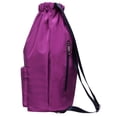 thumbnail image 3 of KAUKKO Cordón Deportes Mochila Gimnasio Yoga Bolsa Hombro Mochila para Hombres y Mujeres KAUKKO  K1031-2-Purple, 3 of 5