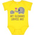 thumbnail image 3 of Inktastic My Glamma Loves Me Grandchild Boys or Girls Baby Bodysuit, 3 of 5