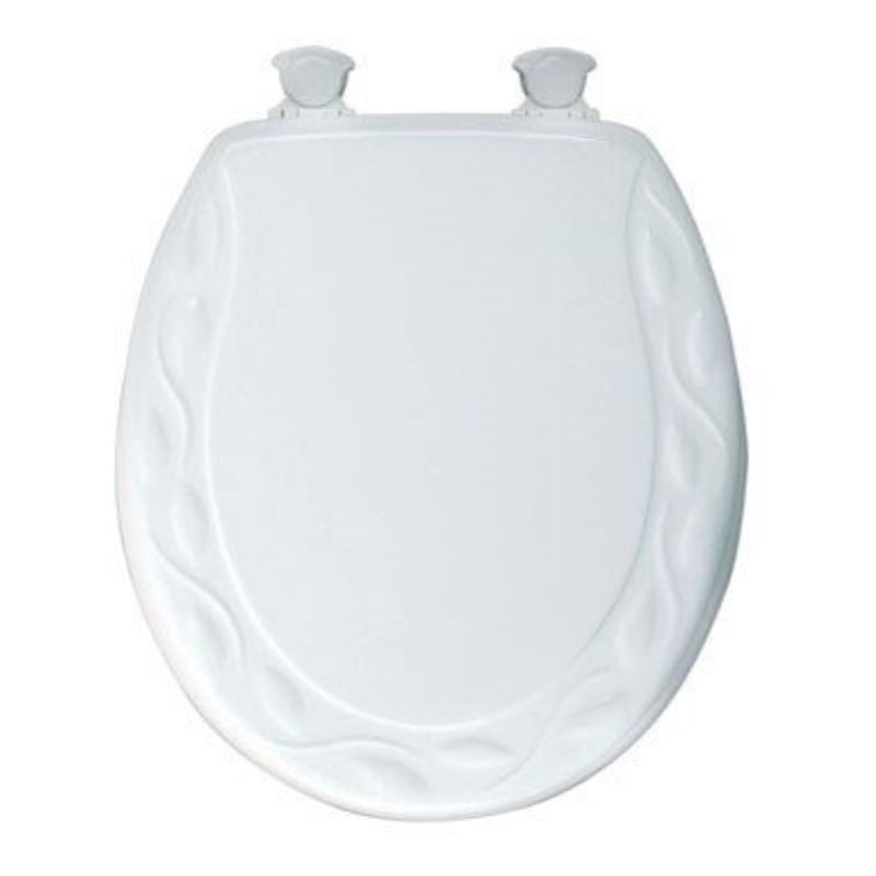 16 WC Seat Toilet Lid scallops with automatic closing and removable 