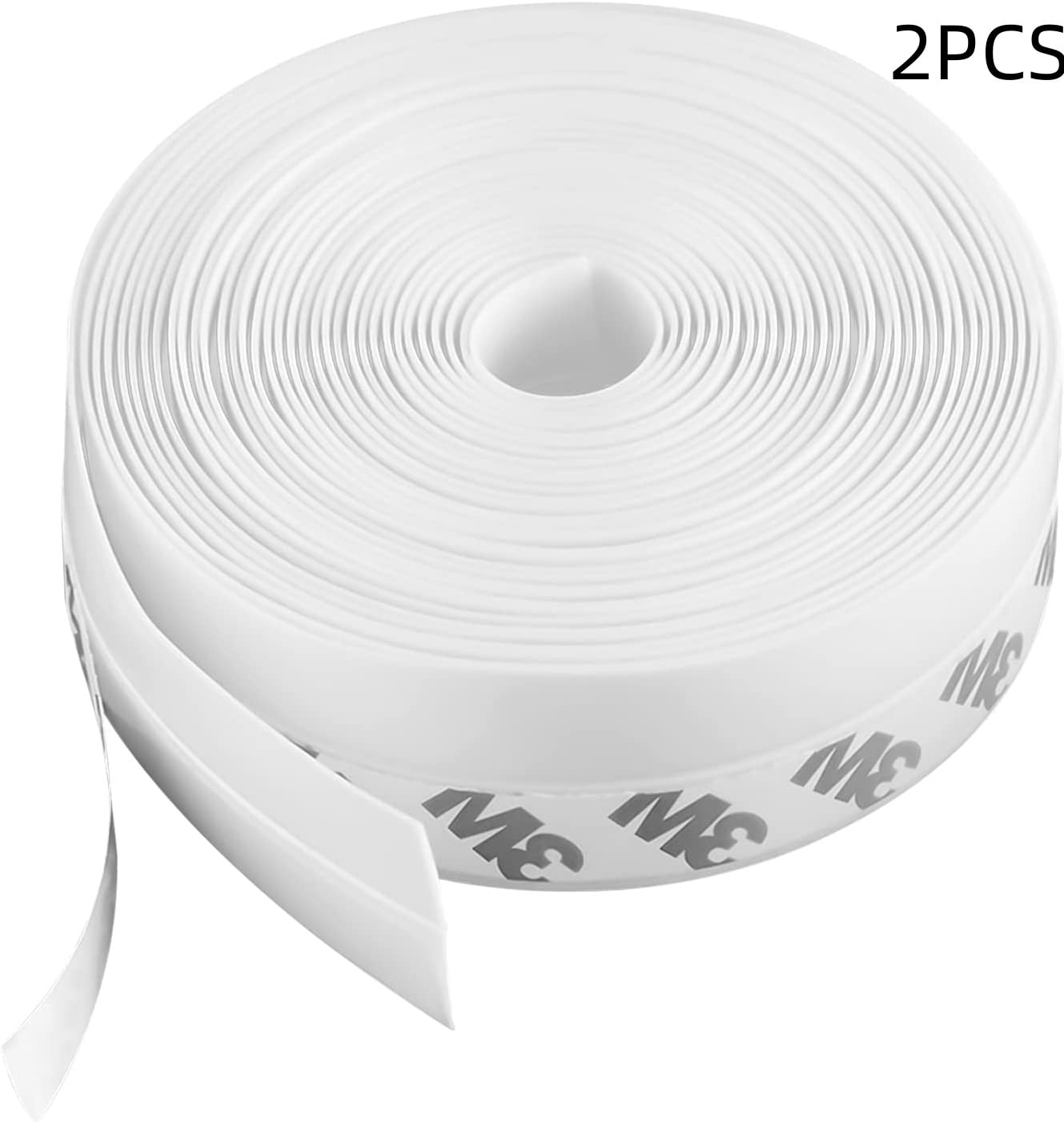 2 Pack Weather Stripping Door Seal, 16ft Silicone Seal Strip Bottom