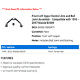 thumbnail image 2 of Front Left Upper Control Arm and Ball Joint Assembly - Compatible with 1998 - 2007 Mazda B3000 1999 2000 2001 2002 2003 2004 2005 2006, 2 of 2