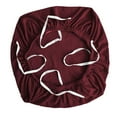 thumbnail image 4 of Fundas elásticas para sillas, protector de cojín antipolvo, extraíble Rojo oscuro, 4 of 8