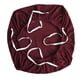 thumbnail image 4 of Fundas elásticas de jacquard para silla de ordenador de oficina, extraíbles y lavables. Rojo oscuro, 4 of 8