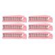 thumbnail image 1 of 10pcs Foldable Hair Comb Portable Shaping Multi Functional Folding Comb for Hairdressing Pink, 1 of 4