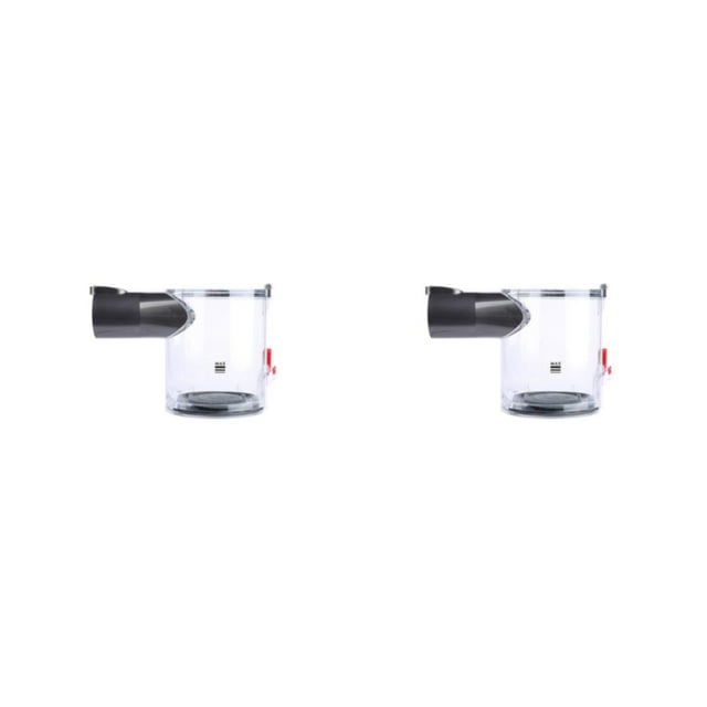 relayinert Transparent Color Vacuum Dirt Cup Replacement Port Dust Bucket Compatible With As Shown 2Set