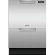 Fisher & Paykel Double DishDrawer DD24DCTX9 - Dishwasher - built-in - Niche - width: 23.6 in - depth: 22 in - height: 34 in - EZKleen stainless steel