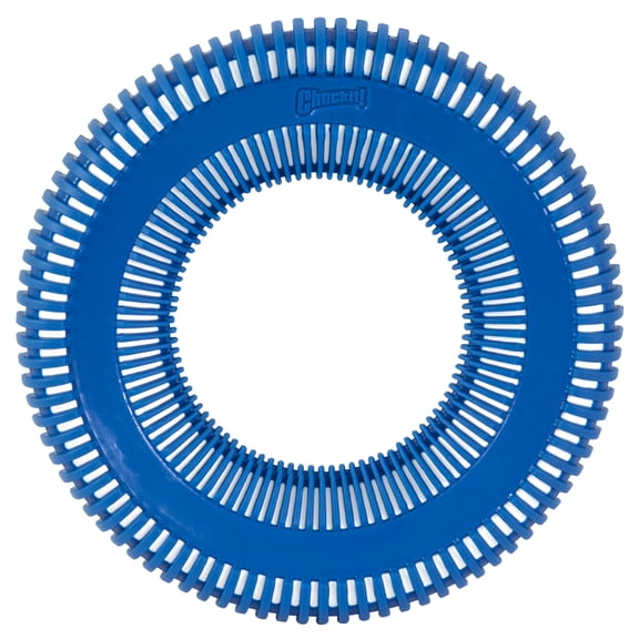 Chuckit! Rugged Flyer Disc Flying Interactive Rubber Dog Toy, Assorted, Medium, Pack of 1