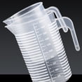 thumbnail image 5 of Liquid Container Plastic with Lid Large Capacity Transparent Mixing Cup Clear Laboratory Beaker Graduated Measuring Cup 5000ML(WITH A LID), 5 of 8
