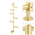 thumbnail image 4 of Miumaeov 6 Hooks Clothes Robe Holder Punch Installation Coat Hat Wall Hanger Hooks Brass, 4 of 15