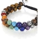 thumbnail image 4 of Pulsera de cuentas de chakras, 7 chakras, cristales curativos, pulsera de piedras para yoga, pulseras de meditación, relajación, antiestrés, brazalete para mujeres y hombres., 4 of 4