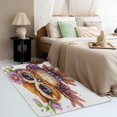 thumbnail image 2 of Owl Area Rug 6X8 Living Room, Bird Rugs for Bedroom,Rug Decorations, Cartoon Owl Carpets Fluffy Washable, Soft Ultra-Thin Non Shedding Non Slip Non Toxic Area Rug 17&-10, 2 of 7