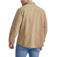 thumbnail image 6 of Herrnalise Jackets for Men Casual Dress Shirt Button Down Shirts Long-Sleeve Denim Work Shirt Single-Breasted Turn Down Collar Jacket Khaki, 6 of 9