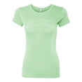 thumbnail image 2 of Wild Bobby GRANDMA Varsity Letters Women Slim Fit Junior Tee, 2 of 6