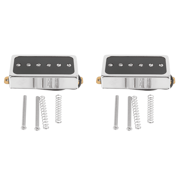 2X de Guitarra Eléctrica P90, Tamaño Humbucker, de Bobina Simple, Piezas Y Accesorios de Guitarra, Puente