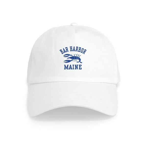 CafePress - Bar Harbor Maine Cap - Adjustable 100% Brushed Unisex Casual Cotton Baseball Cap, Beige, 1