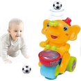 thumbnail image 1 of Musical Walking Elephant Drummer Toy, Drum Elephant Floating Ball Toy with LED Lights & Sounds, 1 of 2