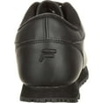 thumbnail image 4 of FILA WORK Womens Memory Viable Wide Width Soft Toe Slip Resistant Work Shoe Black/Black/Black - 5SLW5000-001 BLK/BLK/BLK, 4 of 7