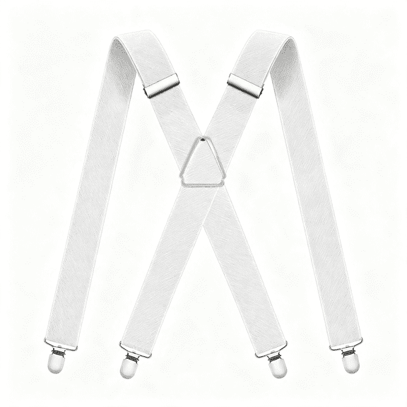 TELOLY Mens Suspenders Adjustable Braces with 4 Strong Metal Clips Elasticxback Heavy Duty Suspender for Men and Women – Adjustable Fit Suspenders