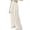 White, variant on ZLBDYG Teen Girls Flowy Palazzo Pants Kids Wide Leg Linen Pant Summer Casual Beach Gauze Trousers Loose Soft Boho Athletic Bottoms