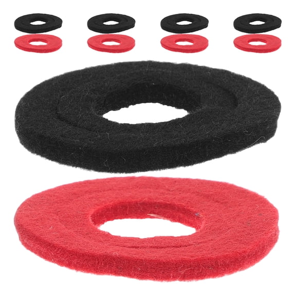 SEWCHICS 10Pcs Terminal Protector Felt Washer Gasket Wear Resistant for Automotive Car Battery Accessories