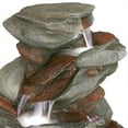 thumbnail image 6 of Alpine Corporation Cascading Stone Water Fountain with LED Lights, 6 of 12
