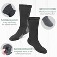 thumbnail image 5 of Debra Weitzner Thermal Heated Socks Insulated Socks for Men & Women 10-13, Assorted 6 Pairs, 5 of 5