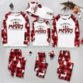 JHGoosr Christmas Parent Child Outfit Two Piece Set With White