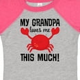 thumbnail image 4 of Inktastic My Grandpa Loves Me Crab Boys or Girls Baby Bodysuit, 4 of 5