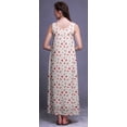 thumbnail image 2 of Bimba Robe de Nuit en Rayonne pour Femmes Maxi Imprimée Tenue de Sommeil Robe de Nuit-2x, 2 of 5