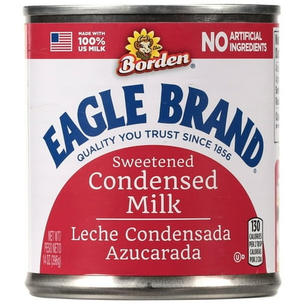 Eagle Brand Sweetened Condensed Milk, 100% US Milk, Gluten Free, 14 fl oz Can(PAck of 3)