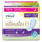 TENA Intimates Overnight Pad, 48 Count