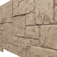 thumbnail image 4 of Ekena Millwork 49"W x 24 1/2"H x 1 1/4"D Castle Rock Stacked Stone, EverStone Faux Stone Siding Panel, Valley Spring, 4 of 9