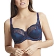 thumbnail image 1 of Panache Clara Full Cup Underwire Bra (7255),38HH,Deep Ocean, 1 of 4
