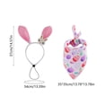 thumbnail image 3 of NWOKYZGH Set of 2 Easter Costume Bunny Ears Headband Cute Bandana Funny Easter Puppy Toy Kit Outfit Eggs Scarf Bibs for Holiday Pet Puppy Party Accessory, 3 of 6