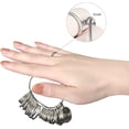 thumbnail image 4 of Ring Sizer Measuring Tool Metal Ring Mandrel Ring Gauge 1-13 Size with Half Size Ring Sizer Tool, 4 of 5