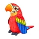 thumbnail image 1 of Muñeco de peluche de pájaro loro eléctrico realista, suave, regalo de cumpleaños, juguete de peluche de animal de dibujos animados, loro de peluche rojo, 1 of 8